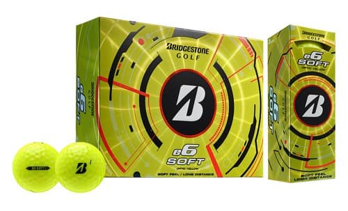 Bridgestone e6 Soft Golf Balls - Yellow Dozen