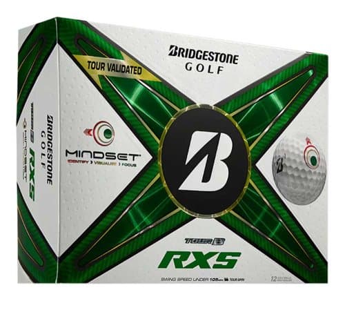 Bridgestone Tour B RXS MindSet Golf Balls - White Dozen