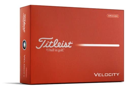 Titleist Velocity Golf Balls - Orange
