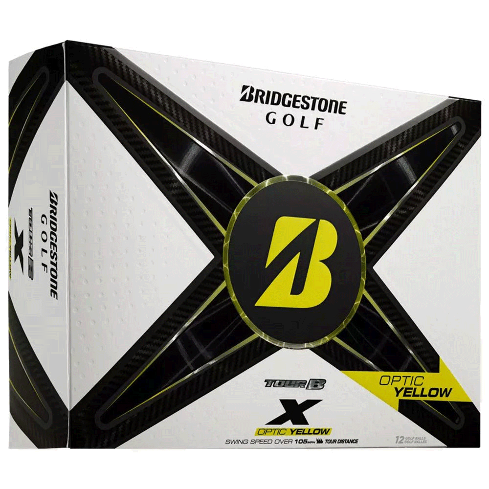 Bridgestone Tour B X Golf Balls – Yellow