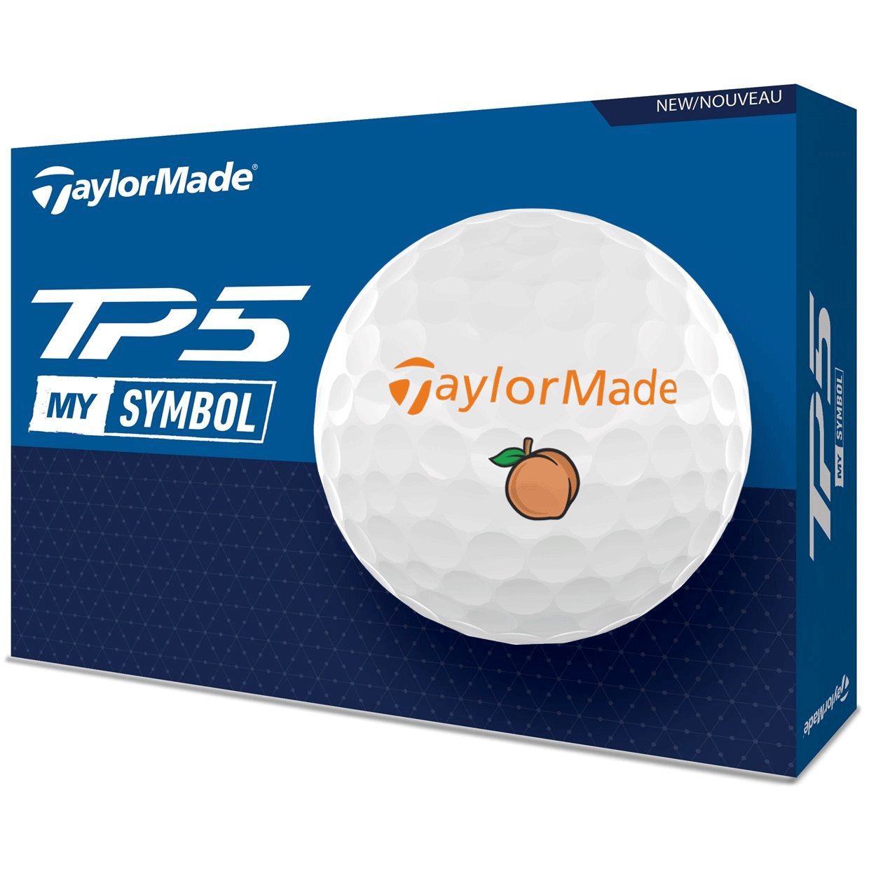 TaylorMade TP5 Peach Golf Balls