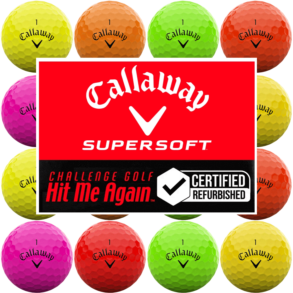 Callaway Supersoft Hit Me Again™ Golf Balls / Dozen