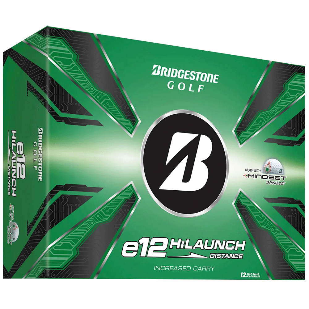 Bridgestone 2026 E12 High Launch Golf Balls – White