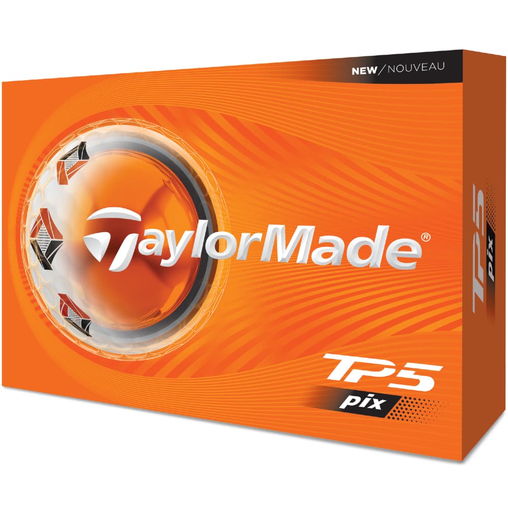 TaylorMade 2026 TP5 Pix Golf Balls – White