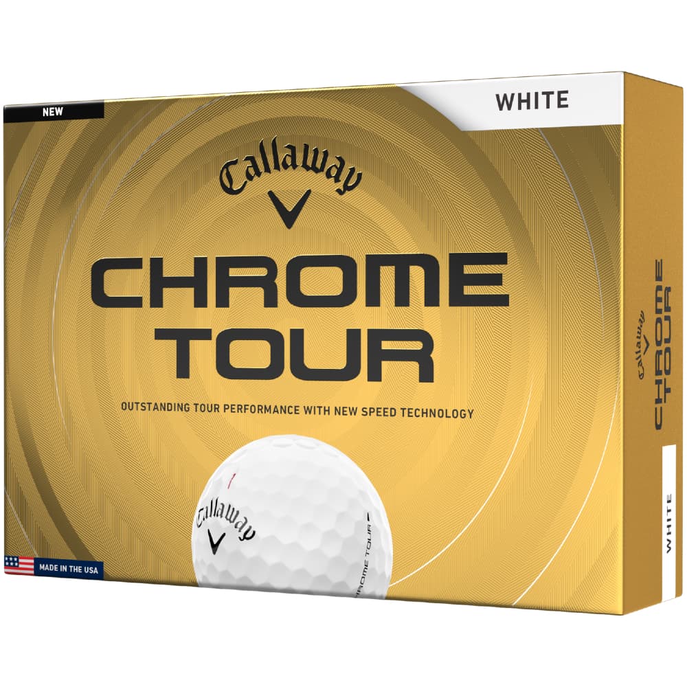 Callaway 2026 Chrome Tour Golf Balls – White