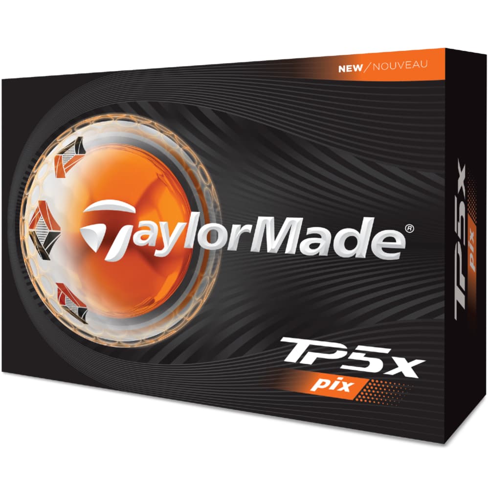 TaylorMade 2026 TP5X Pix Golf Balls – White