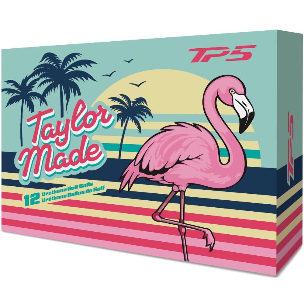 TaylorMade 2026 TP5 Golf Balls – Flamingo – Limited Edition
